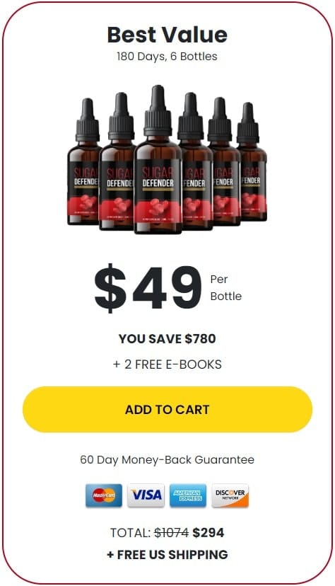 sugar drop buy now 6 bottles